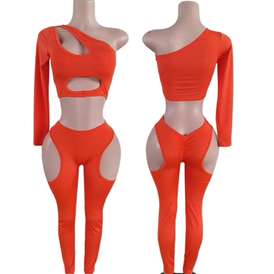 Orange Bottle Girl Set