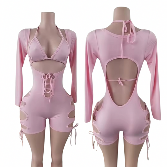 Pink Bottle Girl Set